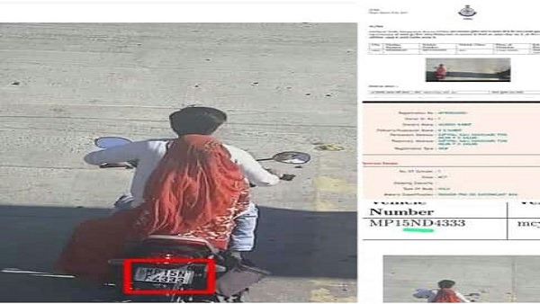 सागर में कार चलाने वाले का हेलमैट न पहनने पर कट गया चालान! सागर में कार चलाने वाले का हेलमैट न पहनने पर कट गया चालान!