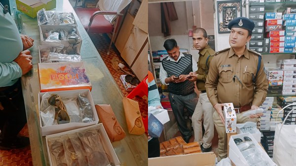 रेबेन कंपनी के डुप्लीकेट चश्मे 