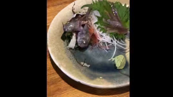 शख्‍स के चॉपस्टिक लगाते ही मछली ने की ये खतरनक हरकत 