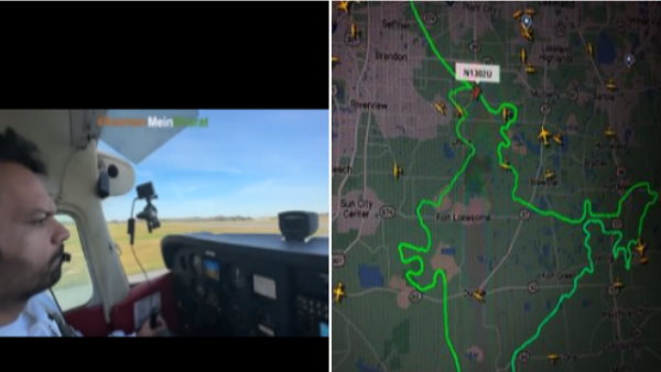 YouTuber गौरव तनेजा के लिए आसमान कैनवास बन गया