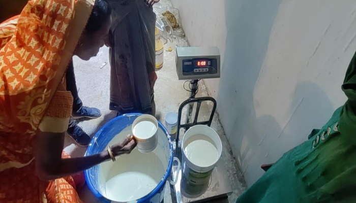 पेंट निर्माण से ग्रामीण महिलाओं को हो रहा लाभ 