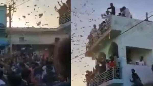 'अज़ीम-ओ-शान शहंशाह' गाना बजाकर की नोटोंं की बारिश 