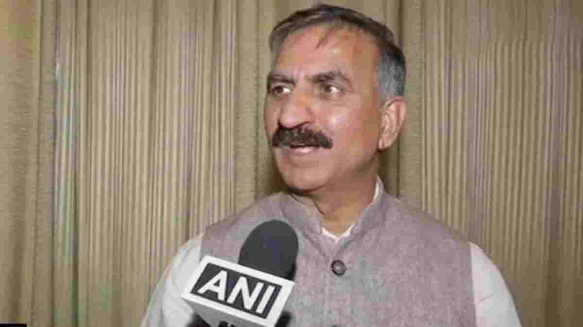 Himachal CM Sukhvinder Singh Sukhu Himachal CM Sukhvinder Singh Sukhu