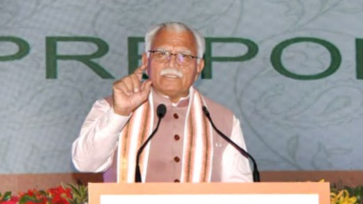There has been an investment of US $ 5.22 billion in the state since 2019: CM Manohar Lal There has been an investment of US $ 5.22 billion in the state since 2019: CM Manohar Lal
