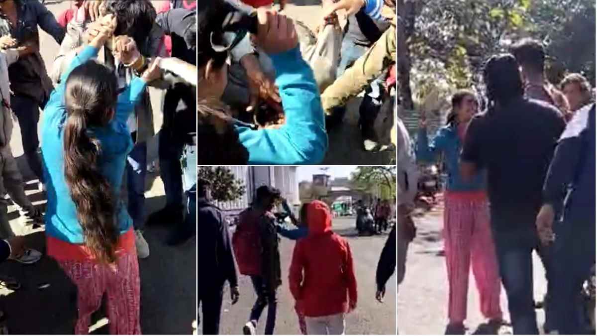 सागर विश्वविद्यालय में मनचले की चप्पलों पिटाई, सिखाया सबक सागर विश्वविद्यालय में मनचले की चप्पलों पिटाई, सिखाया सबक