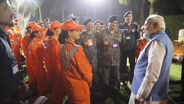 एनडीआरएफ की प्रधानमंत्री मोदी ने की प्रशंसा
