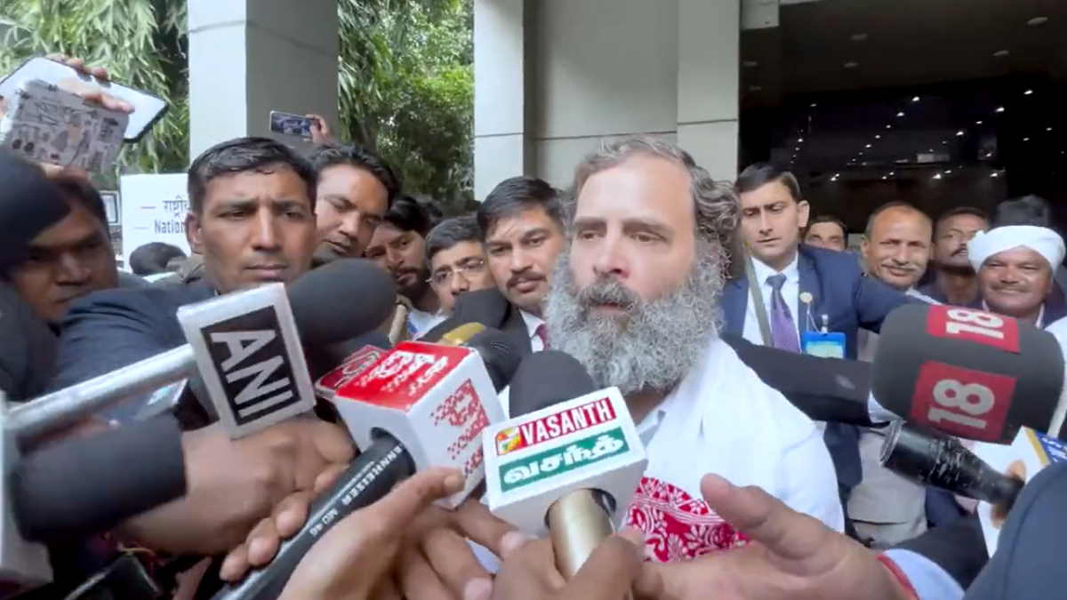 rahul gandhi says Modi government does not want discussion takes place on Adani issue in Parliament rahul gandhi says Modi government does not want discussion takes place on Adani issue in Parliament
