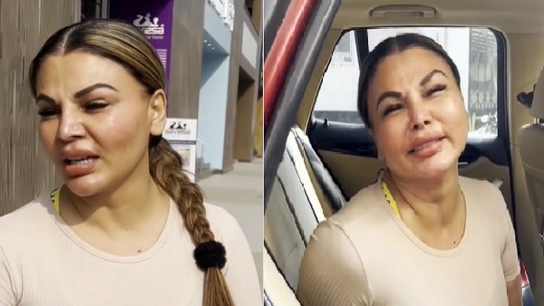 रोती चिल्लाती नजर आई राखी सावंत