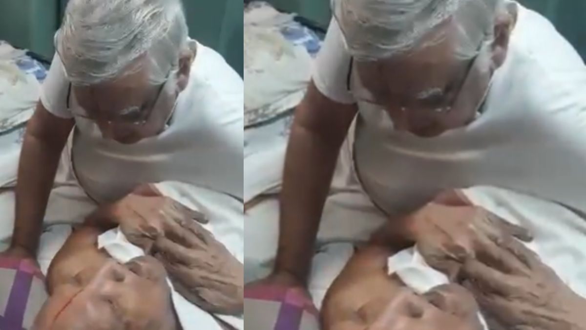 बुजुर्ग पिता के लिए बेटे ने गाया गाना बुजुर्ग पिता के लिए बेटे ने गाया गाना