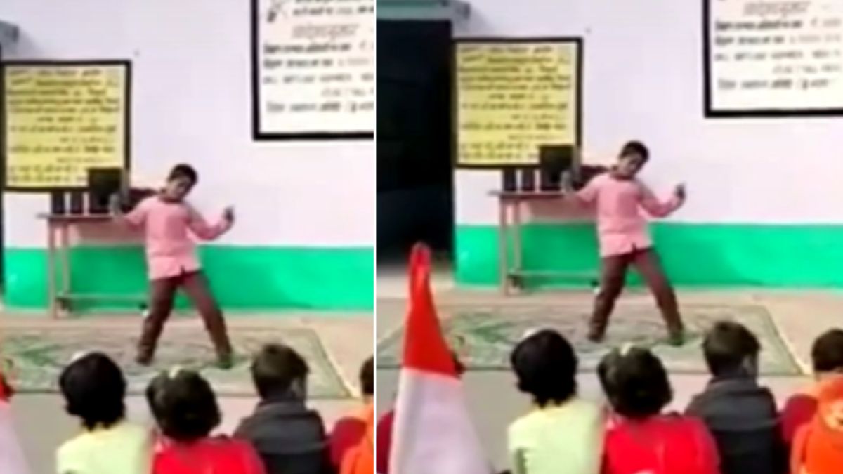 बच्चे ने दिखाया कमाल का टैलेंट