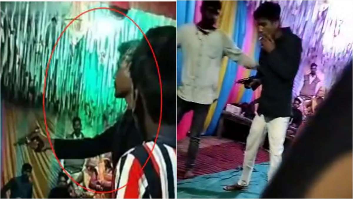 बागेश्वरधाम के धीरेंद्र शास्त्री के भाई ने हाथ में तमंचा लेकर दलित की शादी में उत्पात मचाया