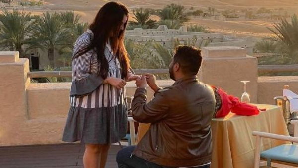 2021 में शेलन और अर्जुन भल्‍ला की सगाई