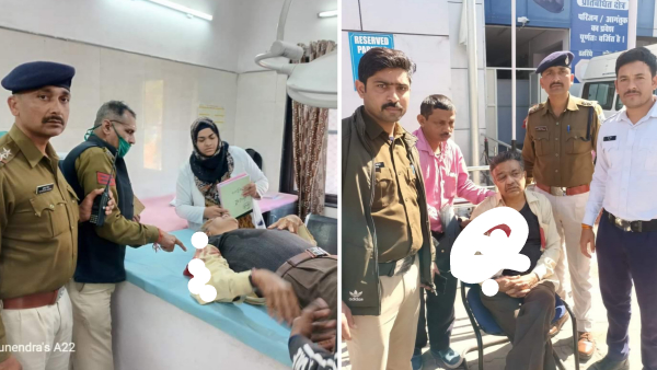 भोपाल पुलिस ने एक्सीडेंट में घायल व्यक्ति की बचाई जान भोपाल पुलिस ने एक्सीडेंट में घायल व्यक्ति की बचाई जान
