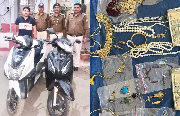 सीसीटीवी और कॉल डेटा की मदद से पुलिस चोरों को पकड़ लिया
