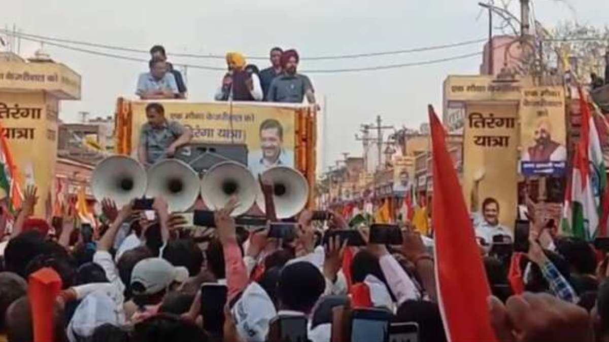 AAP Tiranga Yatra Rajasthan AAP Tiranga Yatra Rajasthan