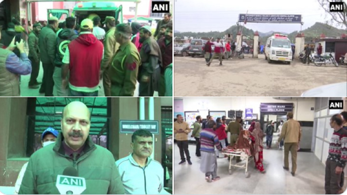 जम्मू-कश्मीर: राजौरी में मिनी बस दुर्घटनाग्रस्त जम्मू-कश्मीर: राजौरी में मिनी बस दुर्घटनाग्रस्त