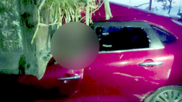 Badaun Baleno car rammed into sugarcane trolley from behind 4 including pregnant woman died