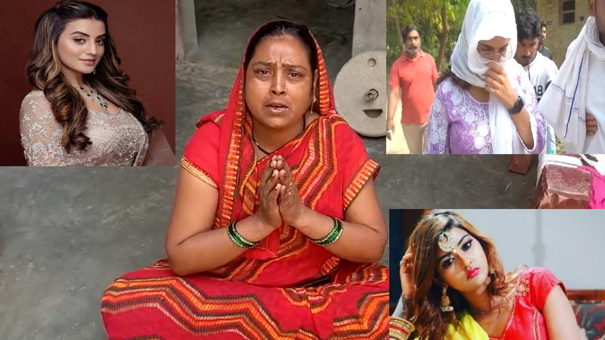 Bhojpuri superstar Akshara Singh reached Akanksha Dubey native village to meet her mother Bhojpuri superstar Akshara Singh reached Akanksha Dubey native village to meet her mother