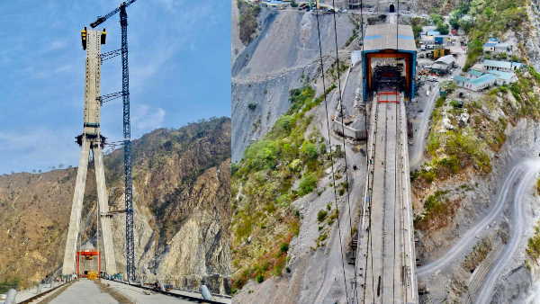 Indian Railways 1st cable stayed bridge know all about Anji Khad bridge