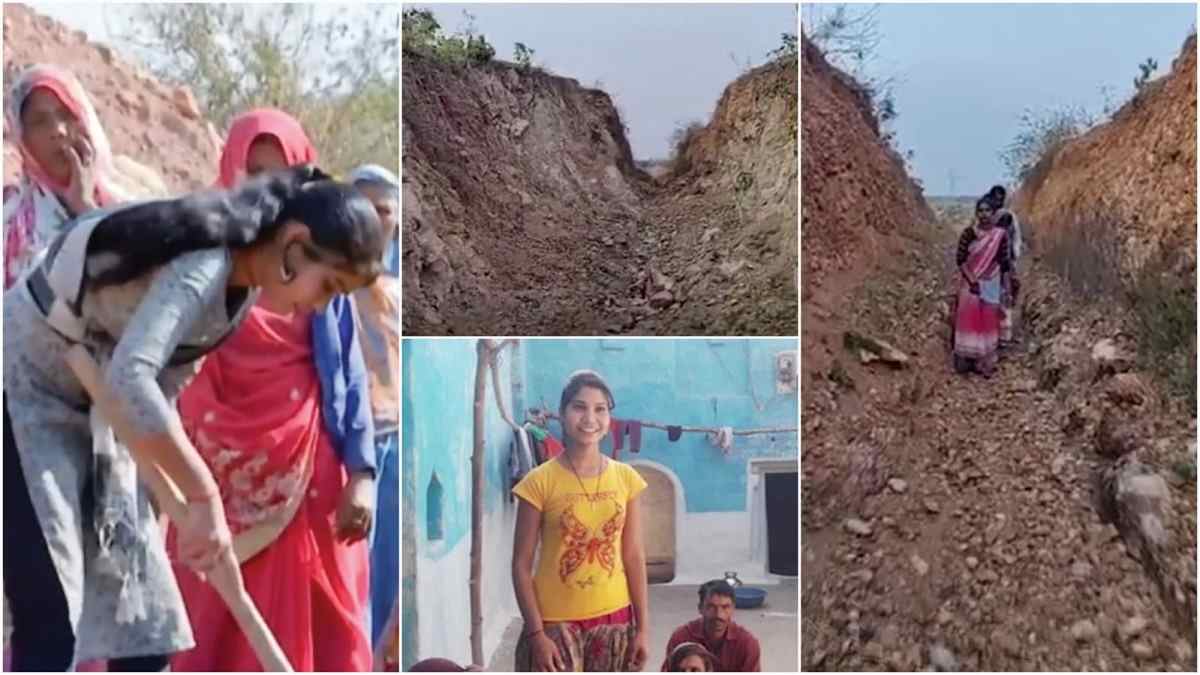 बबीता राजपूत ने पानी के लिए पहाड़ का सीना चीरकर खोदी नहर