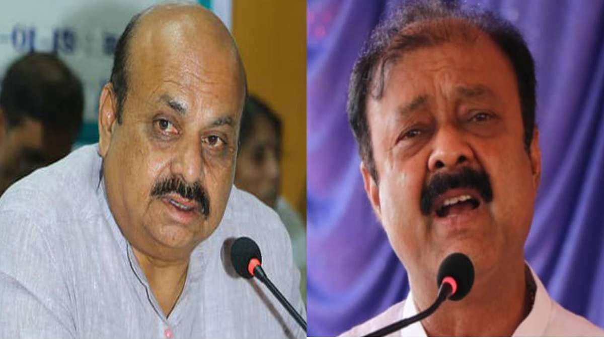 CM Basavraj Bommai and KC Narayanagowda CM Basavraj Bommai and KC Narayanagowda