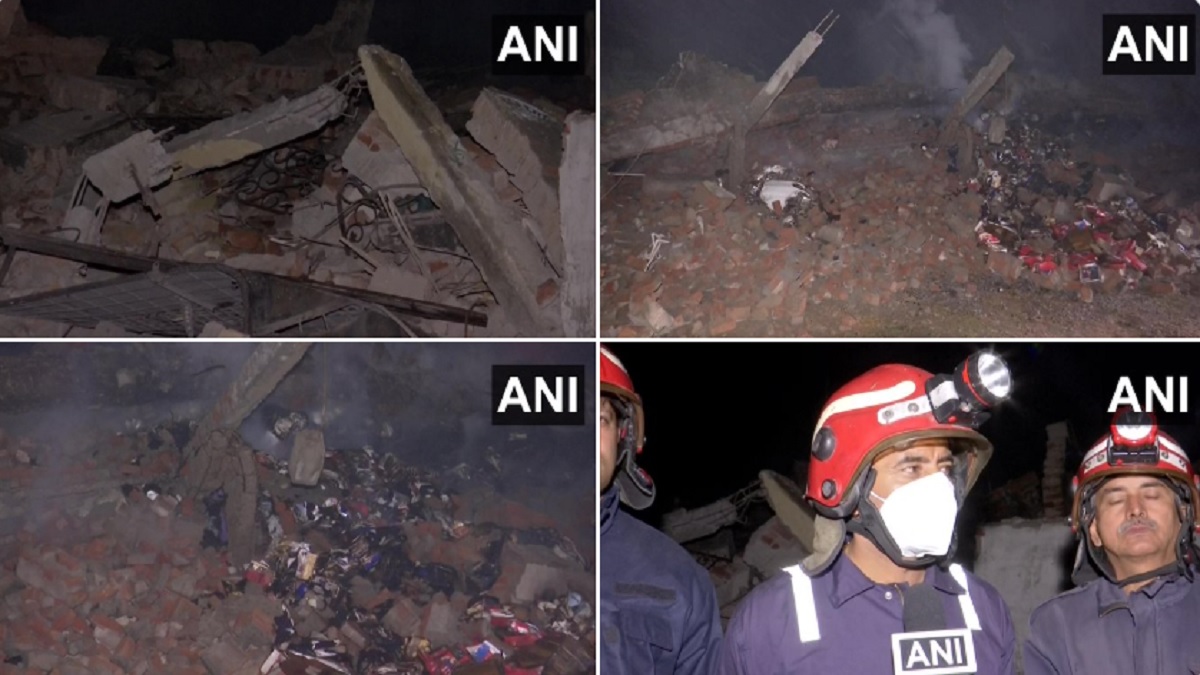 Delhi Badarpur fire broke Delhi Badarpur fire broke