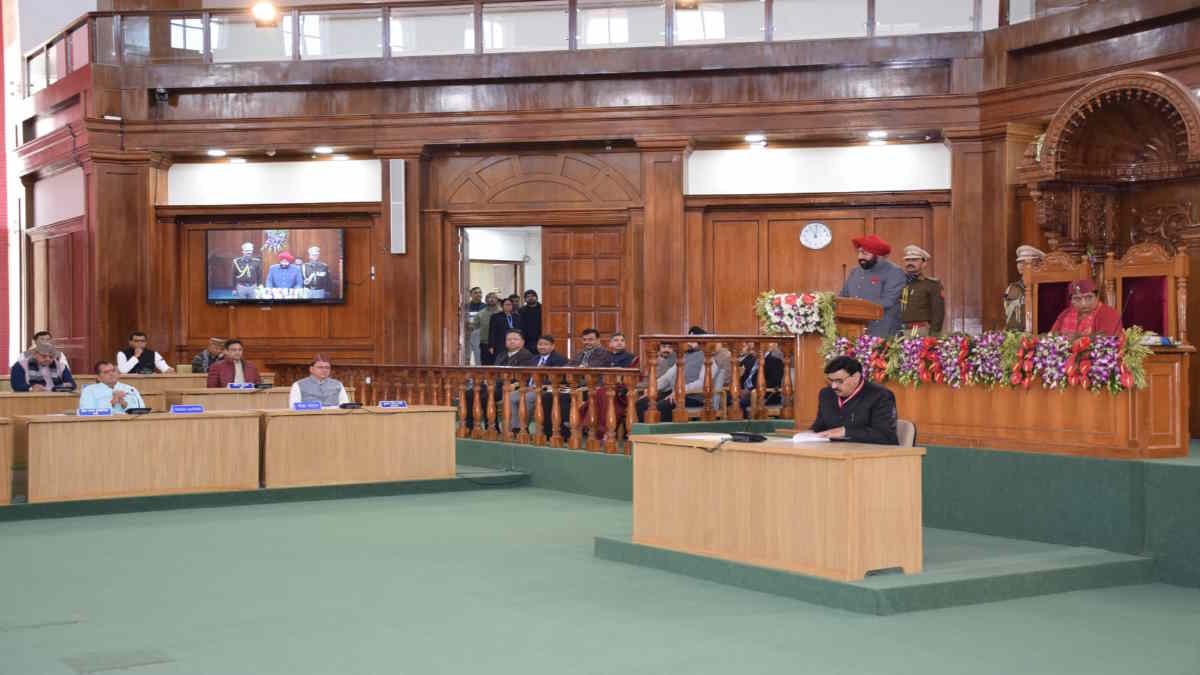 Budget 2023-24 satra Vidhan Sabha Gairsen Governor Gurmeet Singh address bills government Budget 2023-24 satra Vidhan Sabha Gairsen Governor Gurmeet Singh address bills government