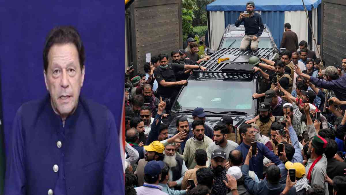 Imran Khan convoy Imran Khan convoy
