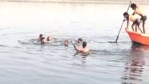 Mathura Two brothers drowned at Jugal Ghat during Yamuna bath one was saved other lost his life