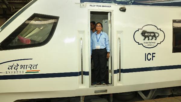 surekha-yadav-the-first-woman-loco-pilot-of-vande-bharat-express