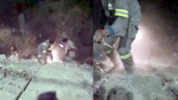 Noida 4 year old missing girl reunited with family Siddharth rescued from 50 feet deep pit
