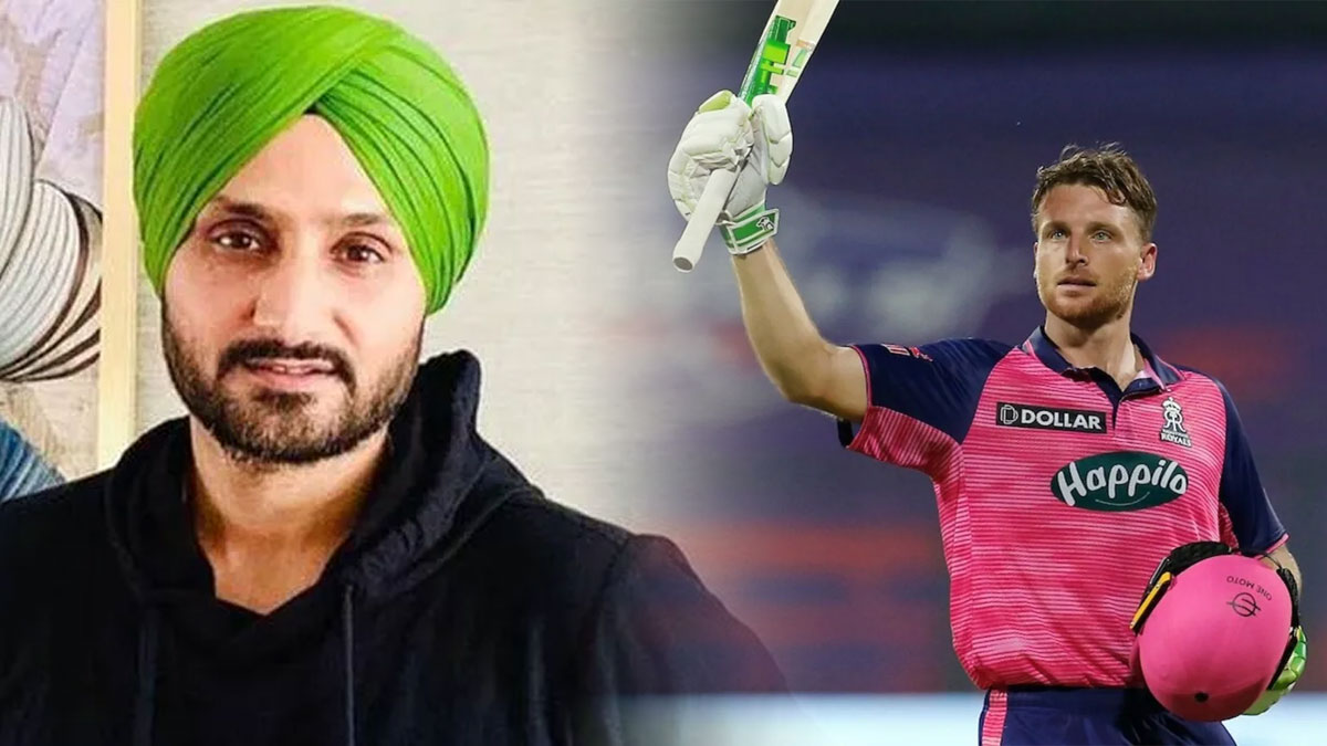 Harbhajan Singh and Jos Buttler Harbhajan Singh and Jos Buttler