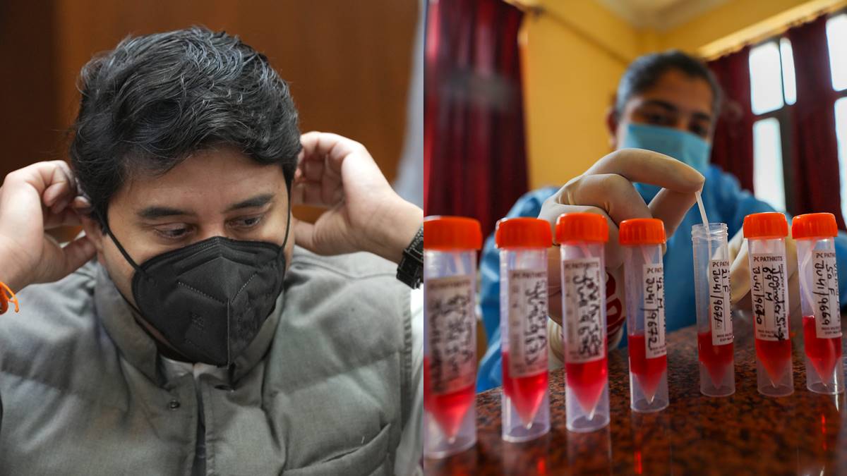 jyotiraditya scindia corona jyotiraditya scindia corona