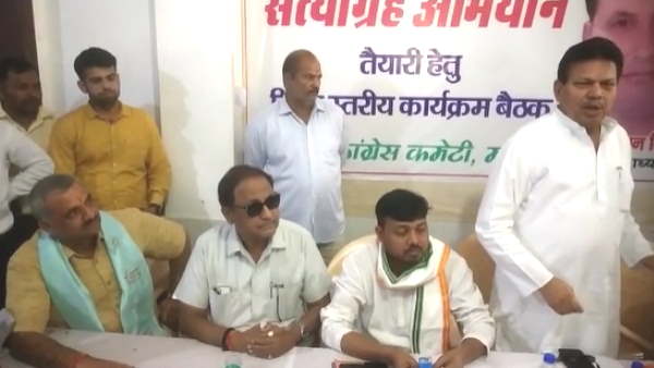 Mathura nikay chunav 2023 Congress Rajkumar Rawat symbol bjp accused theft by scanning symbol