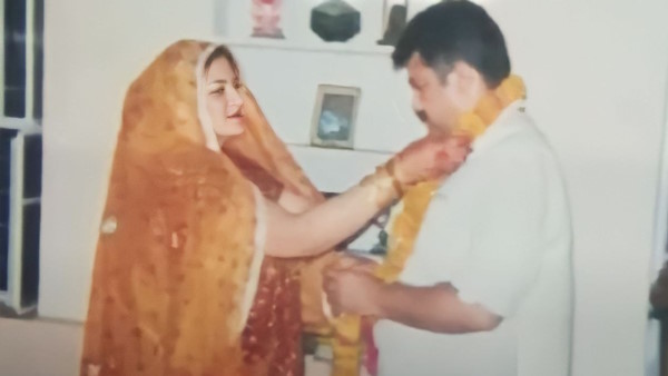 MLA Rajkumar Sharma wife photo