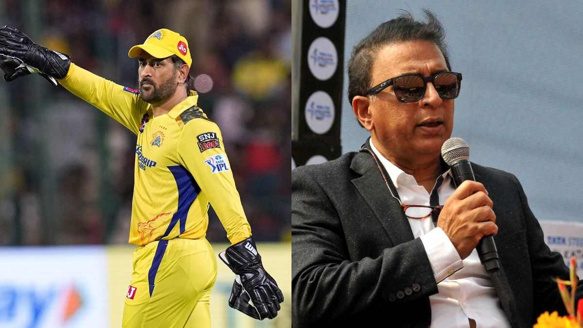 MS Dhoni and Sunil Gavaskar MS Dhoni and Sunil Gavaskar