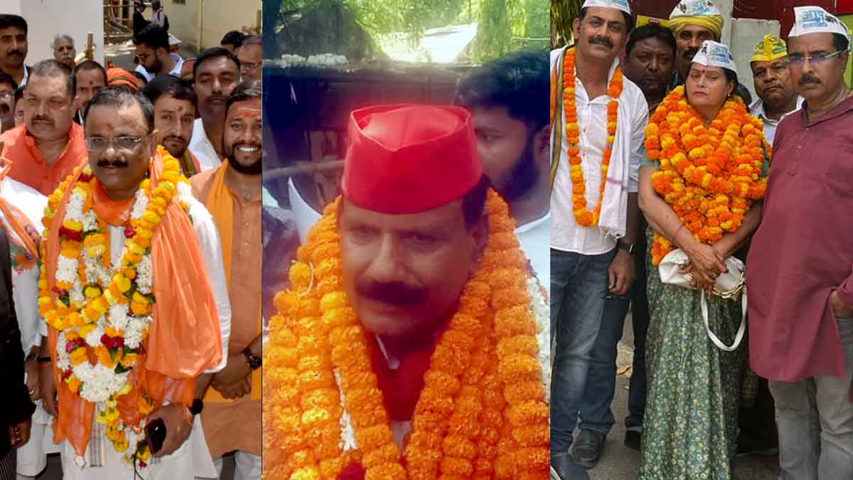 Mayor candidate nomination in Varanasi UP Nikay Chunav 2023 Mayor candidate nomination in Varanasi UP Nikay Chunav 2023