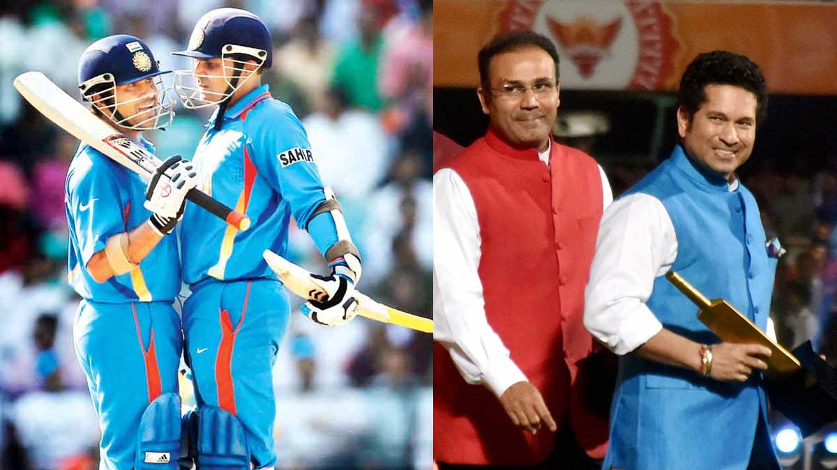 Virender Shewag and sachin tendulkar Virender Shewag and sachin tendulkar