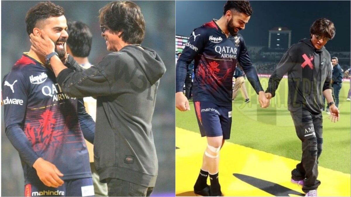 Shah Rukh Virat Kohli IPL RCBVSKKR Shah Rukh Virat Kohli IPL RCBVSKKR