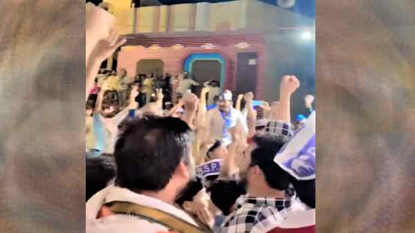 Bulandshahr Azadi slogans raised on BSP candidate office during election campaign, video went viral