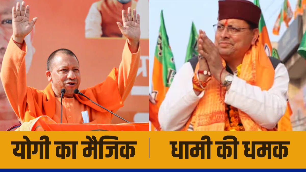 Uttarakhand Nikay Chunav: Yogi magic in UP civic elections, will pushkar Dhami threat be seen Uttarakhand Nikay Chunav: Yogi magic in UP civic elections, will pushkar Dhami threat be seen