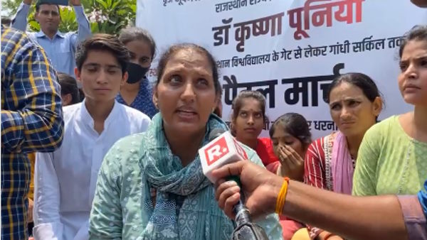 krishna Poonia Protest jaipur