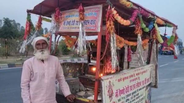 Lotan Baba reached Mathura covering distance of 700 Km will reach Vaishno Dham in 6 months