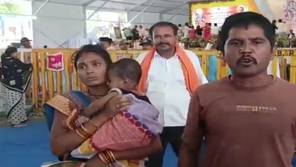 Sagar: सभा में महिला ने बच्चे को दूर फेंका,CM ने मदद कराई 