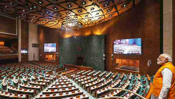 new parliament building pm modi