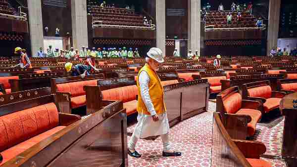new parliament building pm modi
