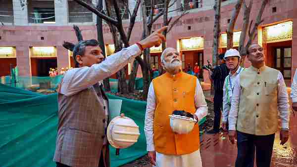 new parliament building pm modi