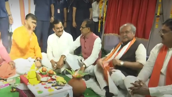 CM शिवराज सिंह चौहान मां कंकाली के दरबार में हाजिरी लगाई