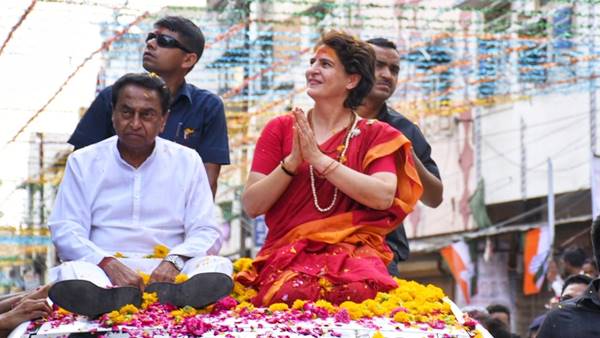 priyanka gandhi kamal nath priyanka gandhi kamal nath