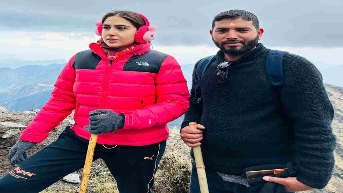 sara ali khan kedarnath chopta track 